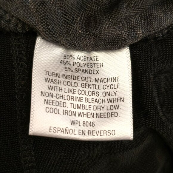 JM Collection Size OX Womens Blue Peacock Blouse Attached Cardigan Long Sleeve - Picture 6 of 6